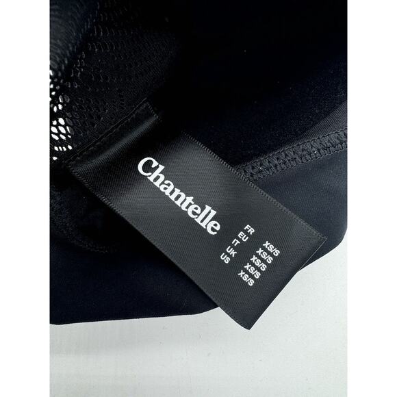 Chantelle Soft Padded Bra Top With Lace Black Pullover Wireless XS/S B2302 - Picture 5 of 5